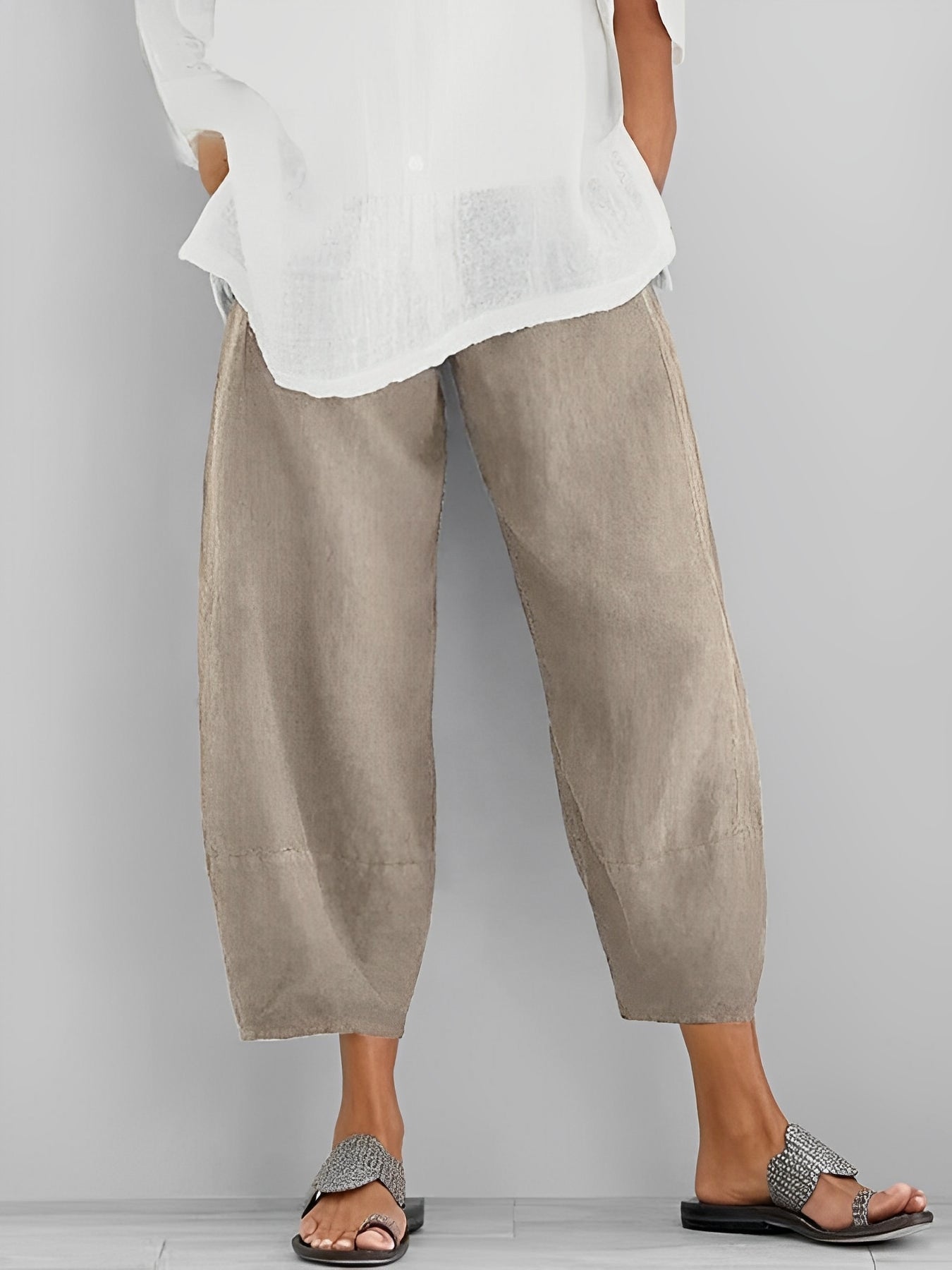Alethea - Casual and Comfortable Linen Pants
