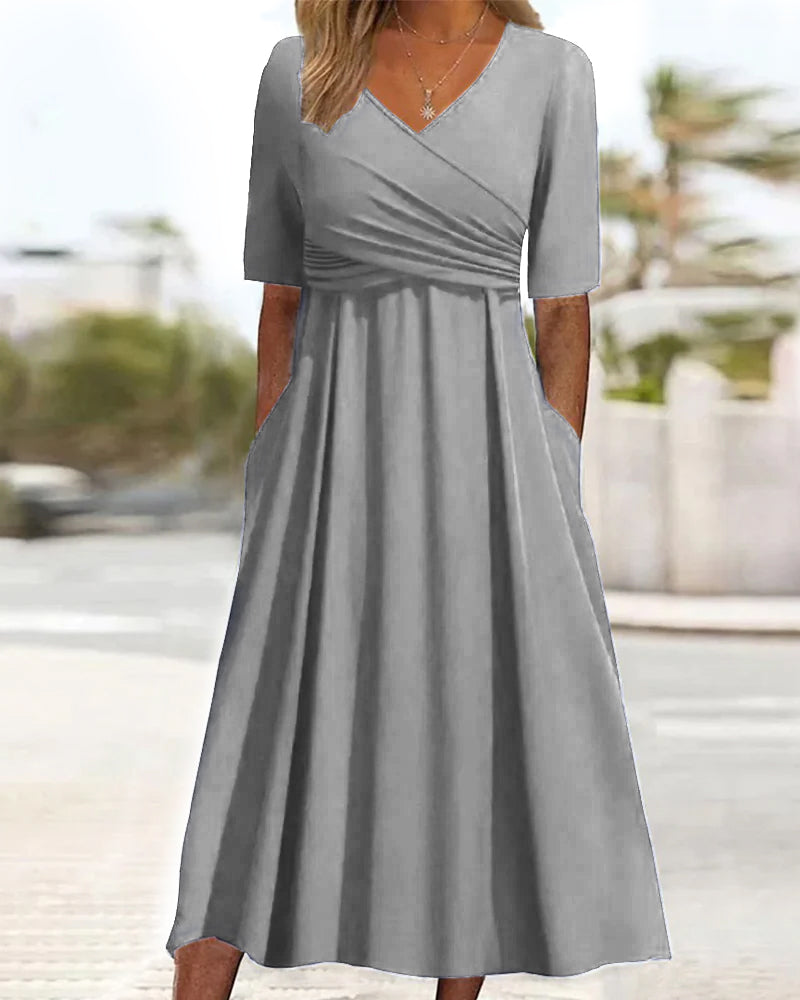 Carys - Short Sleeve Wrap Dress