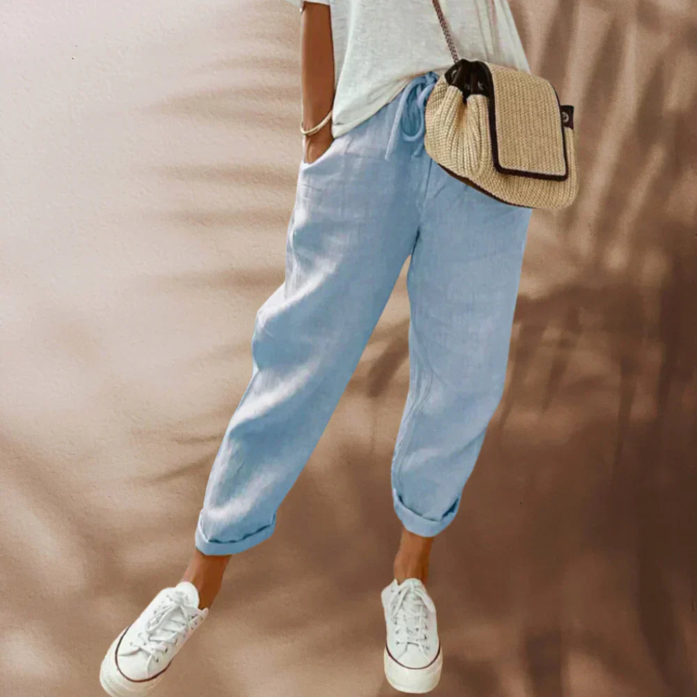 Emily - A relaxed and elegant linen pant