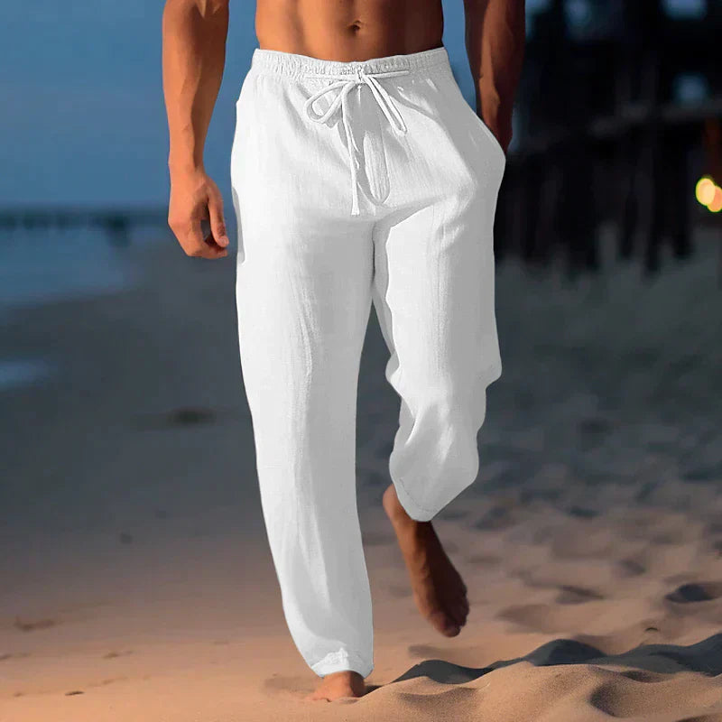 Matthew - trendy men's linen pants