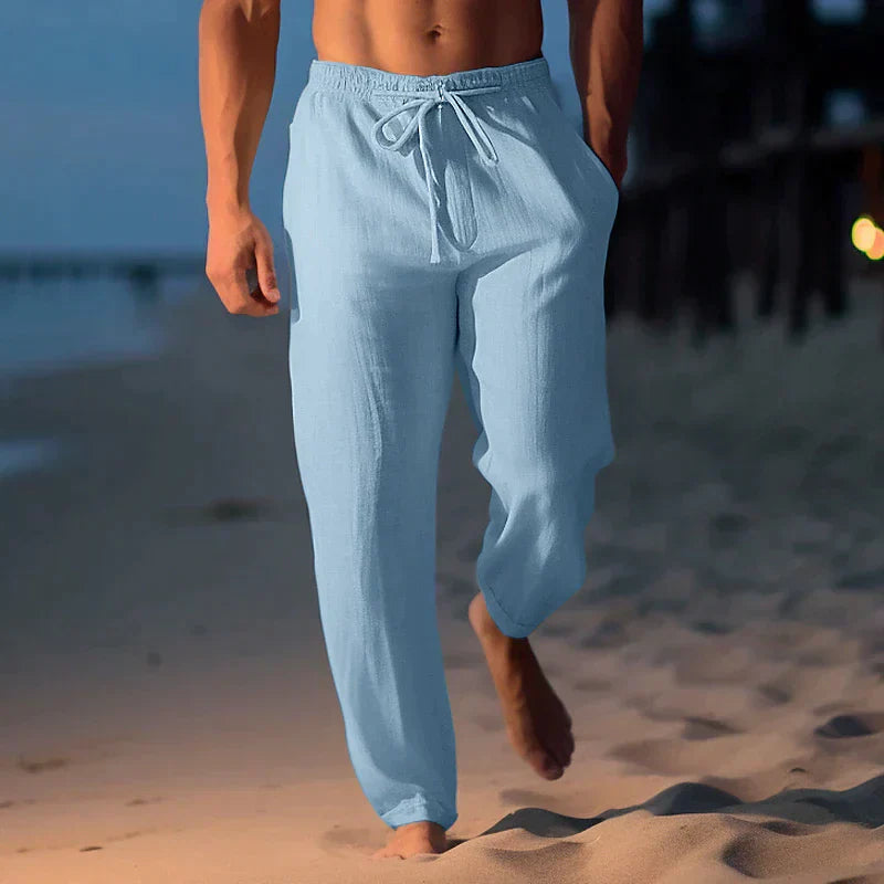 Matthew - trendy men's linen pants