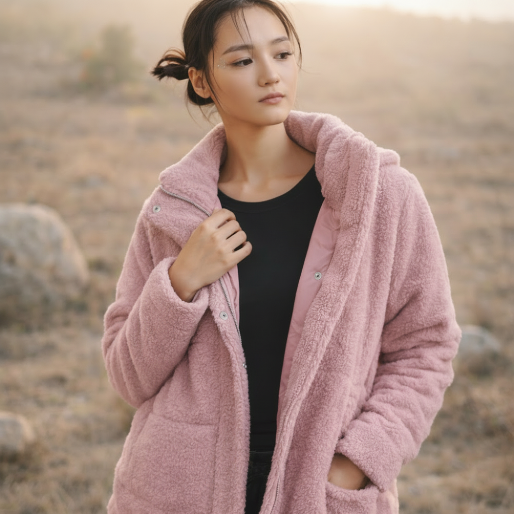 Pink Fleece Jacket