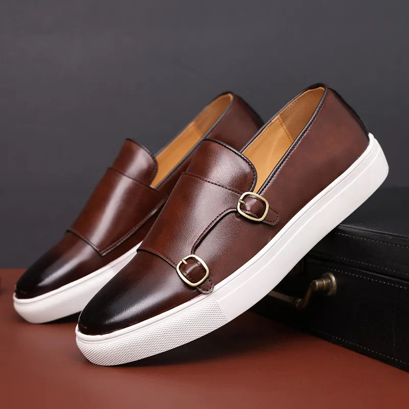 Jerald - Leather Moccasins with Casual Style for Men