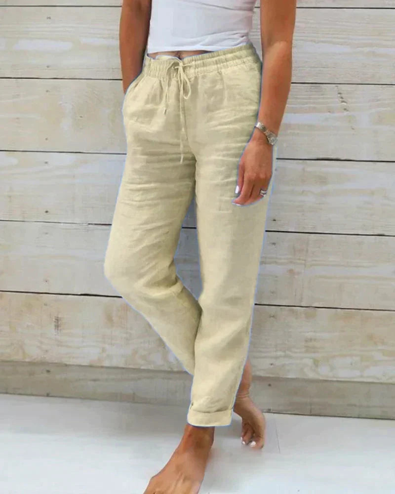 Stacy – Light Summer Linen Pants