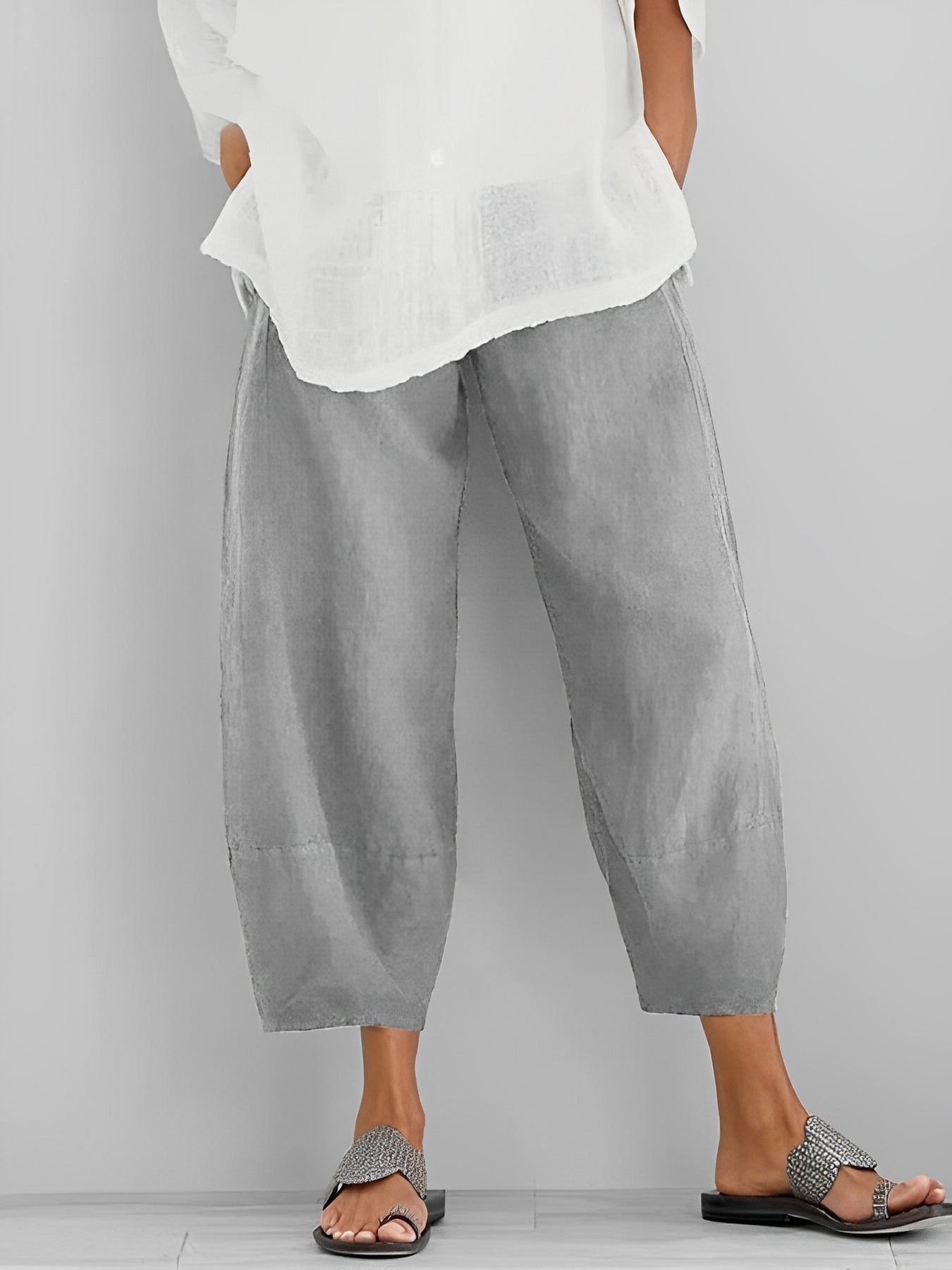 Alethea - Casual and Comfortable Linen Pants