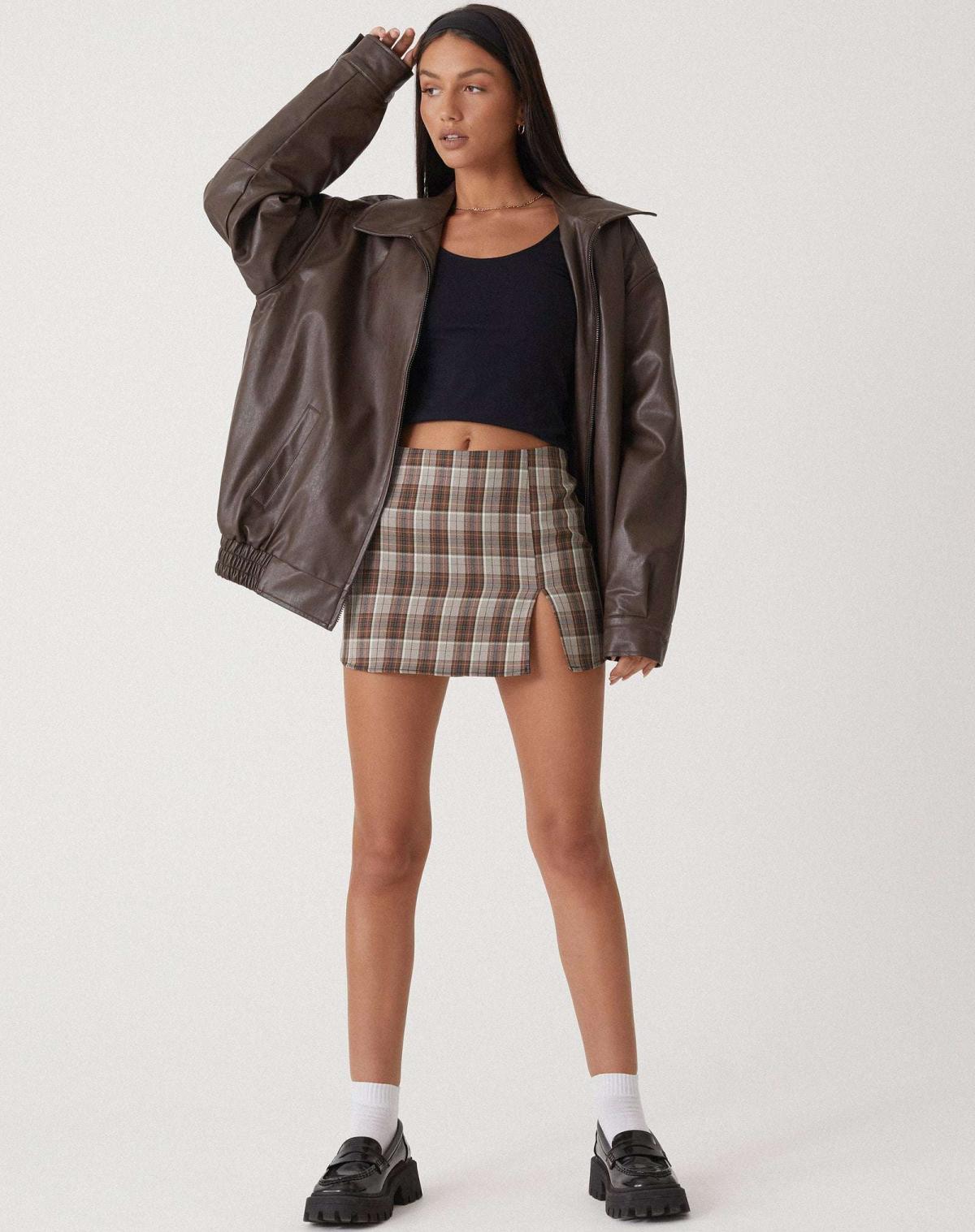 Sophia - Relaxed Oversized Leather Jacket
